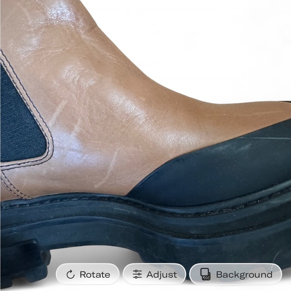 COPY - Aqua Women's Mud Guard Block Heel Platform Chelsea Boots - Picture 8 of 8